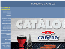 Tablet Screenshot of ferremayo.com.mx